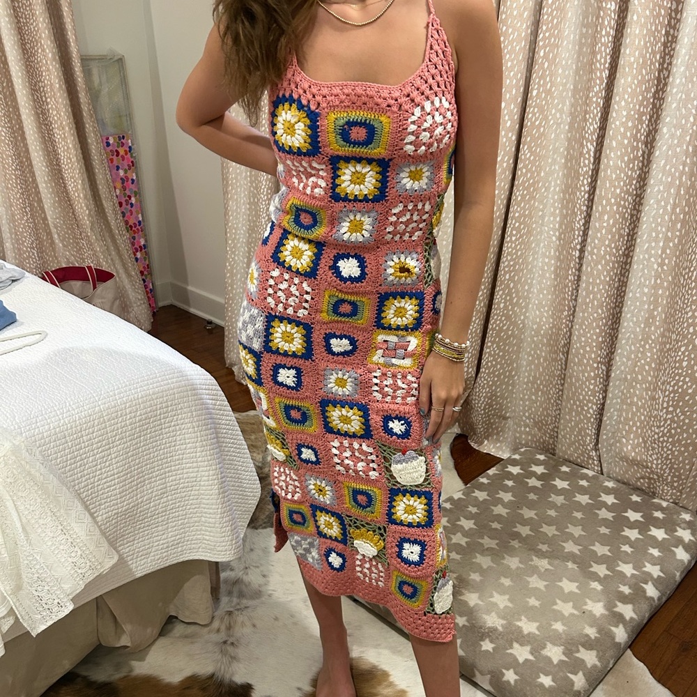 Free People Crochet Dress